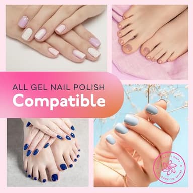 SUNUV SUN2C UV Light for Nails, UV LED Nail Lamp with 4 Timer Settings, Curing Lights Compatible with All Gel Polish Rose - Image 7