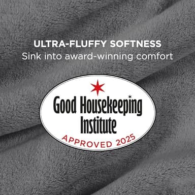 Bedsure GentleSoft Fleece Blanket Twin Size Grey - 300GSM Lightweight Plush Fuzzy Cozy Soft Warm Blanket for Bed, Sofa, Couch, Travel, Camping, 60x80 inches - Image 4