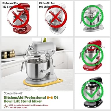 Bamboo Mixer Slider Compatible with Kitchen aid Bowl Lift Stand Mixer (5-8 Qt Stand Mixer) - Image 2
