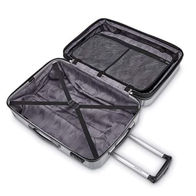 Samsonite Winfield 3 DLX Hardside Expandable Luggage with Spinners, Silver, 3-Piece Set (20/25/28) - Image 2
