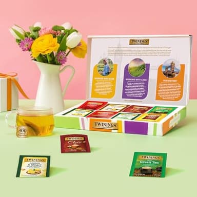 Twinings Tea Classics Collection Gift Box Variety Sampler, 48 Tea Bags (Pack of 1), Enjoy Hot or Iced, Includes Black, Herbal, Green, & Chai Teas - Image 3