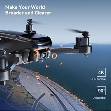 Ruko U11S Drones with Camera for Adults 4k, Built-in Remote ID, 120° FOV, GPS Auto Return, 40 Min Flight, 5G Live Transmission, Foldable Mini FPV Quadcopter for Beginners with Follow Me, Circle Fly - Image 3