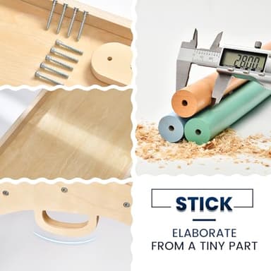 BlueWood 2025 8-in-1 Pikler Triangle Climbing Set Toddler Toys Indoor Baby Jungle Gym Climber Playground for Kids - Natural Wood - Image 4