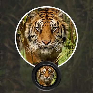 Monocular Telescope, 8x25 High Power, Waterproof Compact Scope with Accessories, Black - Image 6
