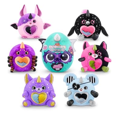 Rainbocorns Monstercorn Surprise Raven - Surprise Unboxing Soft Toy, Fantasy Monster Gifts for Girls, Imaginary Play with Wearable Accessories - Image 4