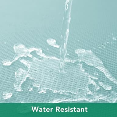 Biscaynebay Square Tablecloth 70x70 Inch-Auqa Blue Card Fabric Table Cover-Folding Table Cloths Linen Water Resistant Washable for Kitchen Dining Picnic Patio Outdoor Party Restaurant Tables - Image 6