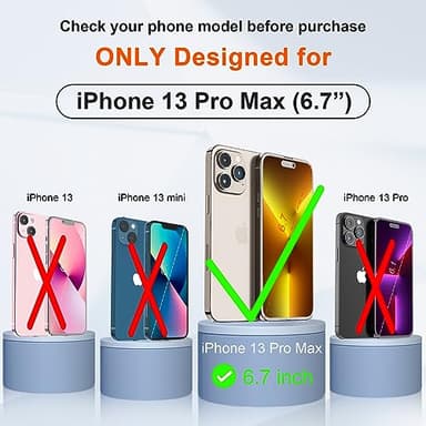 ORETECH for iPhone 13 Pro Max Case, with [2 x Screen Protectors] [15 Ft Military Grade Drop Test] [Camera Protection] 360° Shockproof Slim Thin Phone Case for iPhone 13 Pro Max Cover 6.7" - Green - Image 2