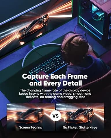 Snowkids Long HDMI Cable 35 ft, 8K 48Gbps Ultra High-Speed HDMI 2.1 Cables Cord, 10K 8K@60Hz, 4K@120Hz Compatible for TV/Laptop/Monitor/PS-5/X-box/Projector/Entertainment, Sound System & More - Image 6