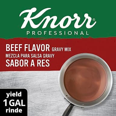 Knorr Professional Beef Gravy Mix Gluten Free, No Artificial Flavors or Preservatives, No added MSG, Dairy Free, Colors from Natural Sources, 12.66 oz, Pack of 6 - Image 4