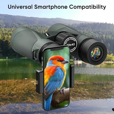 WOSPORTS 10x42 Binoculars for Adults - IP67 Waterproof Binoculars for Bird Watching, Hunting, Hiking, Alaska Cruise - Image 7