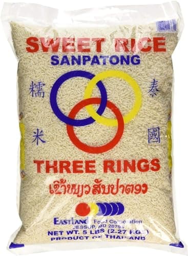 Thai Sticky Rice (Sweet Rice) 5 Lbs 1 Pack - Image 1