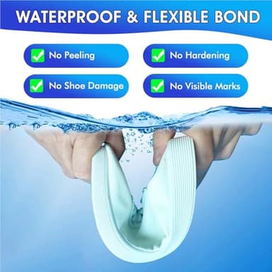 Shoe Glue 35g, Heavy Duty Shoe Glue Sole Repair Kit, Waterproof & Fast Drying Shoe Repair Adhesive for Sole, Sneaker, Leather, Boot, Heel, Sandal, Handbags and More - Image 4