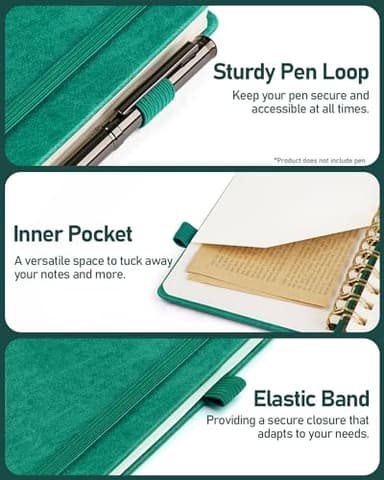 WEMATE Password Book with Alphabetical Tabs, Spiral Password Keeper Book for Seniors, Internet Password Notebook Password Journal Logbook Log in Detail, Small – 4.7''x 6'' (Teal) - Image 6