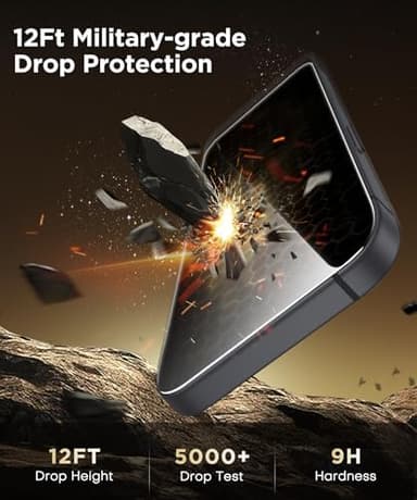 3 Pack Screen Protector for iPhone 16 Pro 6.3 Inch, Military-Grade Shatterproof HD Tempered Glass with Installation Tray, 9H Hardness, Anti-Scratch, Anti-Blue Light | Bubble-Free Application - Image 5