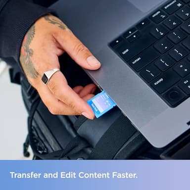 SanDisk 1TB Creator SD UHS-II Card, Read speeds up to 280MB/s, for DSLR and Mirrorless Cameras, 4K UHD, 6K Video, V60, 1 Month of Adobe Creative Cloud Included - SDSDXEP-1T00-GNCIS - Image 4