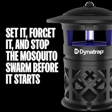 Dynatrap DT2030SR Fly Traps Outdoor - Mosquito & Flying Insect Killer for 1 Acre – Kills Mosquitoes, Flies, Gnats, Wasps - Bug Zapper Alternative - Black - Image 10