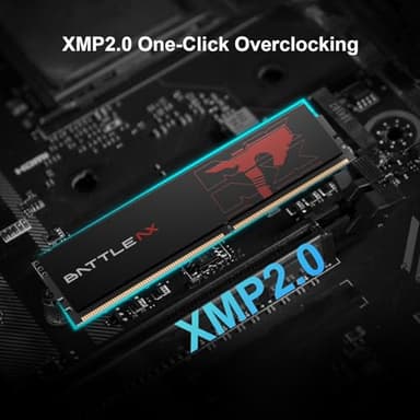 ​​32GB DDR4,32GB RAM DDR4(16GBx2) 3200MHz,1.35V Low Voltage,UDIMM RAM - 3200MHz Compatible with 10-14th Gen in tel Core and AM D Ryzen 3000-5000 Series for Desktop Computer,XMP Supported - Image 4