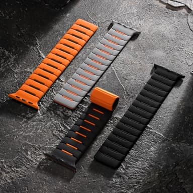 Easuny Sport Magnetic Band Compatible with Apple Watch Ultra 3/2/Ultra Band for Men 49mm 46mm 45mm 44mm 42mm, Silicone Waterproof Loop Strap for iWatch Series 11 10 SE 9 8 7 6 5 4 3 2 1 - Image 9