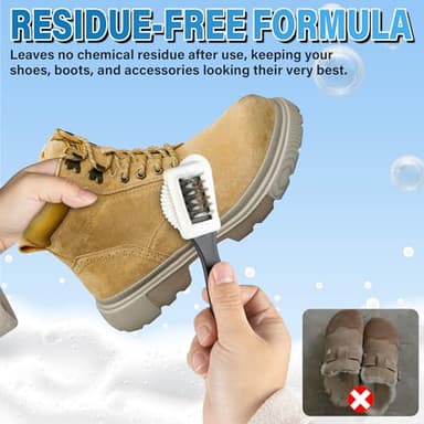 Suede Cleaner Kit – 6.76 Oz Suede & Nubuck Shoe Cleaner with Brush & Towel – Cleans & Restores Shoes, Boots, Jackets, Bags, Purses & More - Image 5