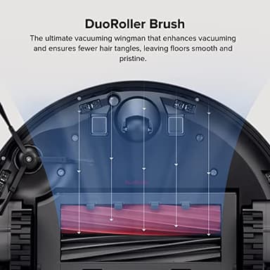 roborock S8 Robot Vacuum and Mop Cleaner, DuoRoller Brush, 6000Pa Suction, ReactiveAI 2.0 Obstacle Avoidance, Sonic Mopping, Auto Lifting Mop, Works with Alexa, Perfect for Pet Hair, White - Image 3