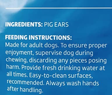 Amazon Brand - Wonder Bound Whole Pig Ears, Single Ingredient, Highly Digestible, Dog Treats for Puppy and Large/Medium Dogs, Pork, 18 count, 12.7 ounce (Pack of 1) - Image 7