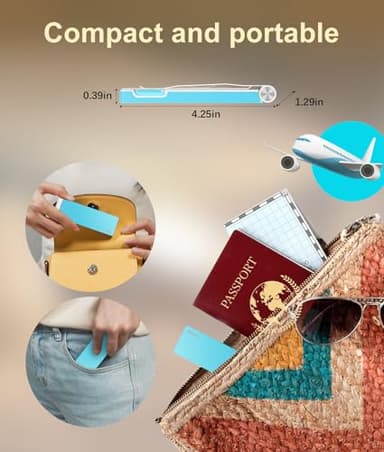 VTIGER Reading Light, USB Rechargeable Book Light for Reading in Bed,Foldable Clip-on LED Booklight, 3 Amber Colors & 4 Brightness Dimmable,Long Lasting Portable Bookmark Lamp for Book Lovers, Kids - Image 6