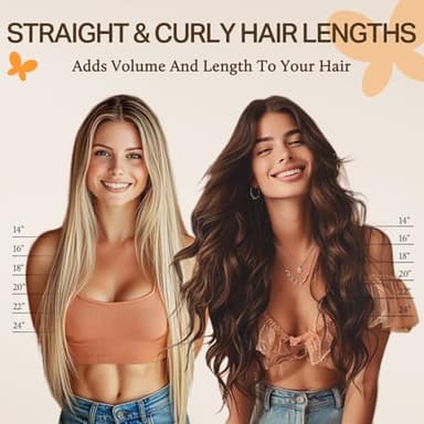 DOORES Wire Hair Extensions, Dark Brown 22 Inch 120g Fish Line Weft Extensions and 2pcs 30g Clip ins, 150g Invisible Wire Real Remy Human Weft Straight Transparent Seamless Hairpiece - Image 6