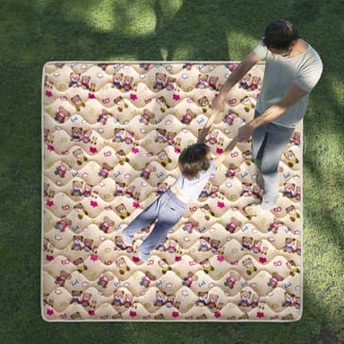High-Density Foam Baby Play Mat, 50x50 Inches Thicken One-Piece Comfortable and Soft Playmat, Non Slip Machine Washable Floor Mat for Infants, Tapete Para Bebes,Toddlers - Image 7