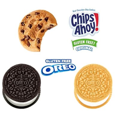 OREO and CHIPS AHOY! Gluten Free Cookies Variety Pack, OREO Double Stuf, OREO Golden, CHIPS AHOY! Chocolate Chip Cookies, 3 Packs - Image 4