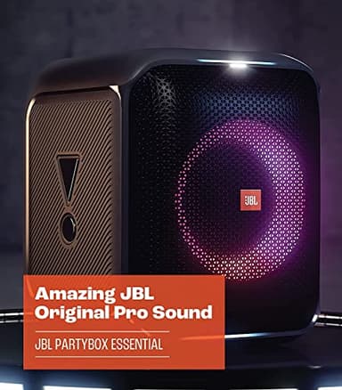 JBL Partybox Encore Essential: 100W Sound, Built-in Dynamic Light Show, and Splash Proof Design, Black - Image 2