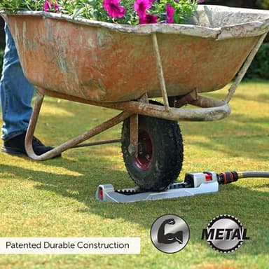 Eden 94110 Lawn & Garden Metal Osciallating Water Sprinkler for Yard - Image 5