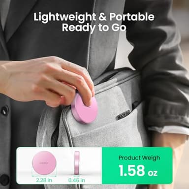 IGIERA 1TB Magnetic Portable SSD, External Solid State Drives with USB-C 3.2 Gen 2x2, Speed Up to 2000MB/s, Compact & Durable, Compatible with iPhone 15/16 Series and Other USB-C Devices, Pink - Image 8