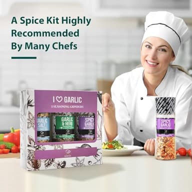 Soeos Spice Seasoning Set of 9 with Integrated Grinders, Individual Spice Grinder, Pure and Fresh Perfect for BBQ Seasoning Gift Set, Grilling Spice, Pepper Grinder,colorful - Image 4