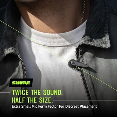 Shure MoveMic Two Kit - Pro Wireless Lavalier Microphones with Camera Receiver for DSLRs, iPhone, Android, Mac & PC, 2 Bluetooth Mini Mics, 24 Hours Charge, IPX4, Portable Clip Lavs (MV-Two-KIT-Z7) - Image 7
