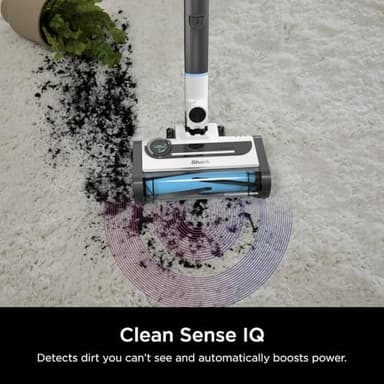 Shark IZ562H Cordless Pro Vacuum with Clean Sense IQ and Odor Neutralizer, PowerFins Plus Brushroll, Includes Duster Crevice & Pet Tool, Up to 40 Minute Runtime, Light Blue, Without MultiFLEX - Image 3