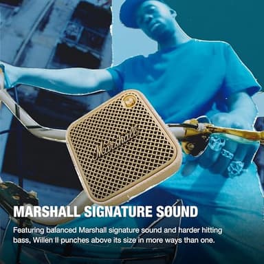Marshall Willen II Bluetooth Portable Speaker - Cream - Image 2