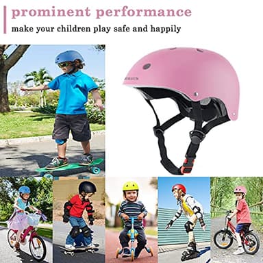 BURSUN Kids Bike Helmet Ventilation & Adjustable Toddler Helmet for Ages 3-5-8 Kids Boys Girls Multi-Sport Helmet for Bicycle Skate Scooter, 6 Colors - Image 7