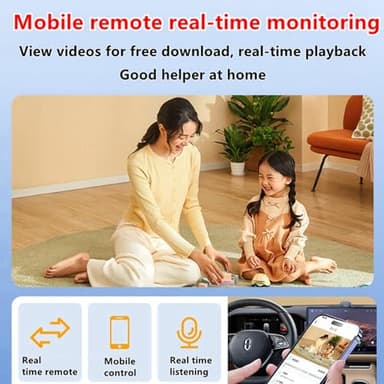 Hidden Camera with Audio/Video. Mini Camera, Small Camera. Spy Hidden Cameras for Home Indoor Use. Spy Cam with Night Vision and Motion Detection | Only 0.9 inch! Baby Monitor Small Mini Wireless U1 - Image 5