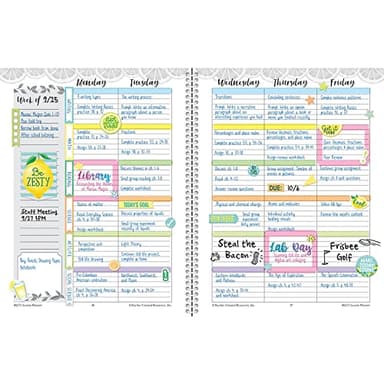 Teacher Created Resources Lemon Zest Lesson Planner 8.5 inches X 11 inches - Image 7