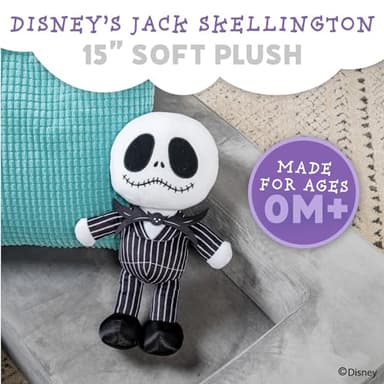 KIDS PREFERRED Disney Baby The Nightmare Before Christmas Jack Skellington 15 inch Stuffed Animal Plush Toy - Image 2