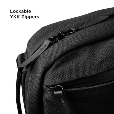 ALPAKA Elements Tech Brief Pro 12L -3-in-1 Recycled Fabric Laptop Briefcase Backpack for 16" Laptop, Anti-Theft Secure with Luggage Pass-Through, Water-Resistant, Fits Tech & Business Essentials,Black - Image 5