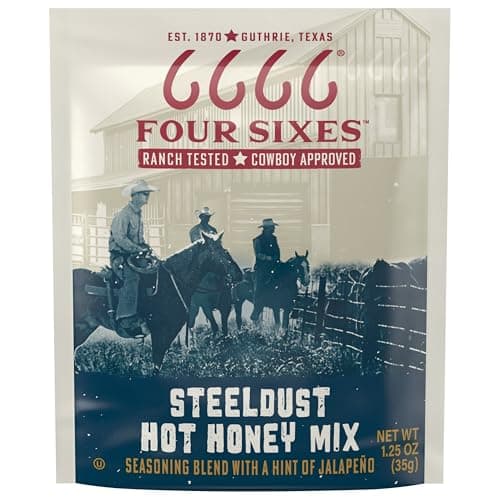 6666 Four Sixes Steeldust Hot Honey Seasoning Mix, 1.25 Ounce - Image 1