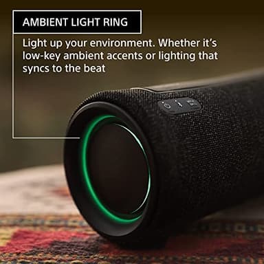 Sony SRS-XG300 X-Series Wireless Portable-Bluetooth Party-Speaker IP67 Waterproof and Dustproof with 25 Hour-Battery and Retractable Handle, Black- New - Image 4