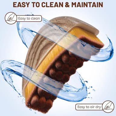 New Lymphatic Contour Face Brush,Lymphatic Drainage Massager for Chin & Neck,Ultra-Soft Bristles Suitable for All Skin Types,Portable Ergonomic Beauty Tool with Travel Case（1 Pcs） - Image 5