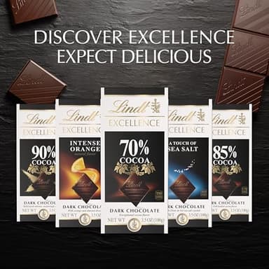 Lindt EXCELLENCE 70% Cocoa Dark Chocolate Bar, Dark Chocolate Candy, 3.5 oz. (12 Pack) - Image 8