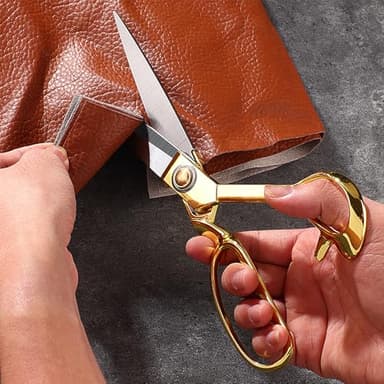 10 Inch Fabric Scissors For Sewing, Tailor Scissors for Fabric Cutting,Craft shears for fabric Cutting Dressmakers Art Decorate (GOLDl) - Image 2