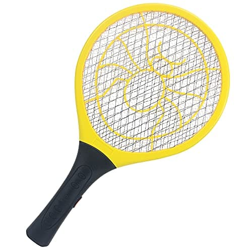 FOBELISK Electric Fly Swatter - Bug Zapper - Best High Voltage Handheld Mosquito Killer - Wasp, Fruit Fly, Insect Trap Racket for Indoor, Travel, Camping and Outdoor Control (2 AA Batteries Included) - Image 1