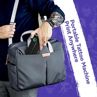 P90 Tattoo Stencil Printer, Wireless Thermal Tattoo Printers with Stencil Paper,Portable Tattoos Printer Compatible with Phone Pad and PC - Image 9