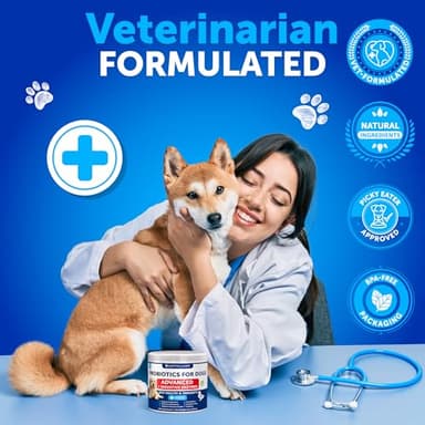 Probiotics for Dogs - Support Gut Health, Itchy Skin, Allergies, Immunity, Yeast Balance - Dog Probiotics and Digestive Enzymes with Prebiotics - Reduce Diarrhea, Gas - 120 Probiotic Chews for Dogs - Image 6