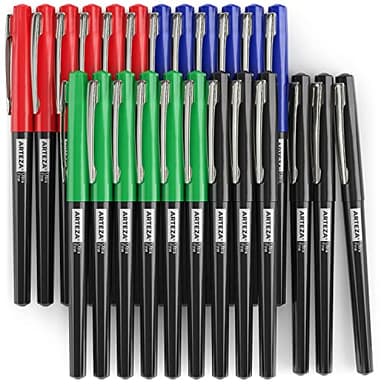 ARTEZA Permanent Markers, 24 Pens, 4 Classic Colors - Image 2